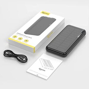 Carregador solar de 20000 mAh Tipo C
