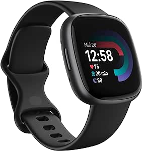 Fitbit Versa 4 Preto (Grade B)
