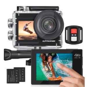 Action Cam Exprotrek Câmara Desportiva 4K 20MP - EIS