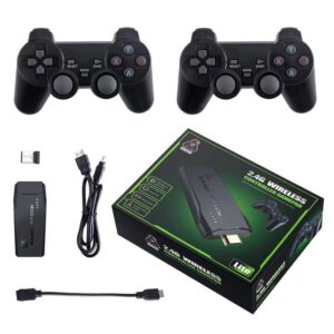 Consola de jogos Arcade Game Stick Lite 4K 64 GB + 2 comandos Sem fios