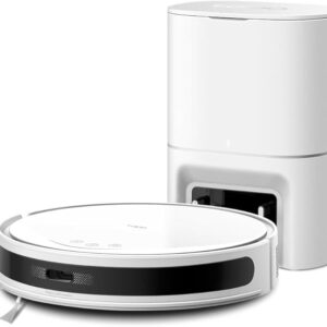 Robot Aspirador TP-Link Tapo RV30 Max Plus 5300Pa com Mopa, Filtro HEPA 11 e Wi-Fi Branco